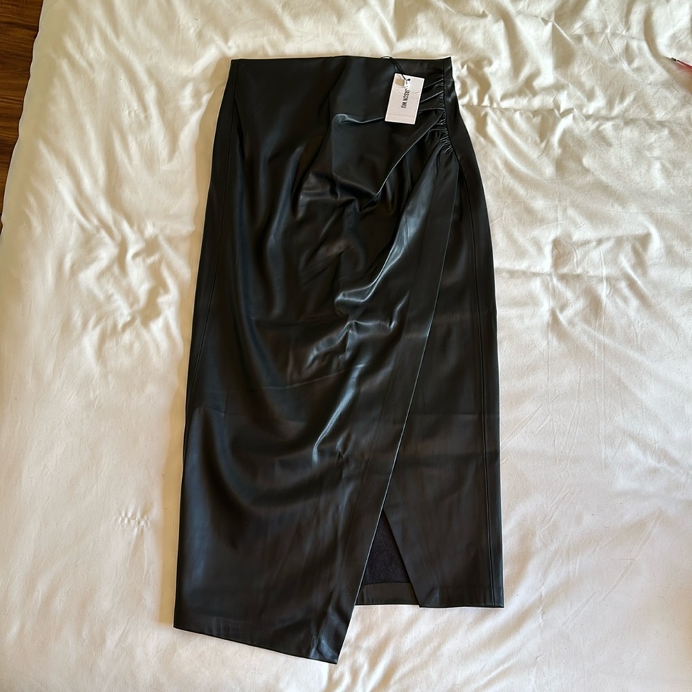 NWT Jason Wu Faux Leather Skirt